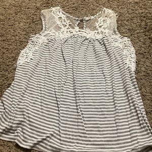 womens striped tank